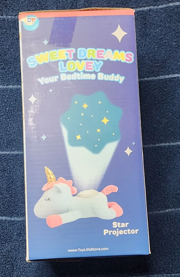 Sweet Dreams милый перед сном синий единорог со звездой проектор и колыбельные - Изображение 2 из 4