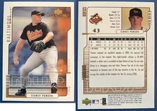 SIDNEY PONSON 2000 UPPER DECK MVP BASEBALL CARD 129 BALTIMORE ORIOLES