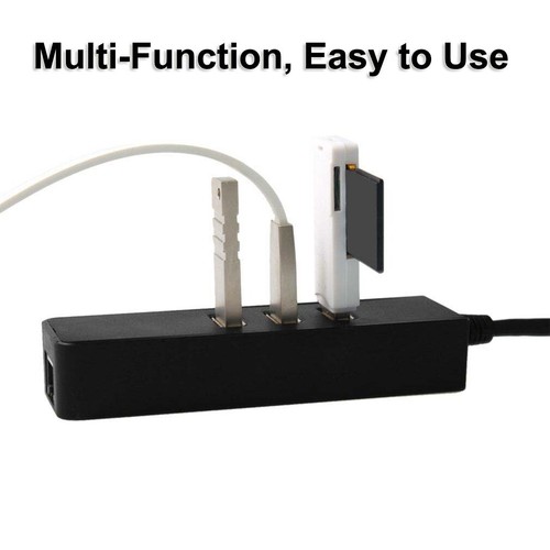 USB 3.0 3-Port HUB With RJ45 Gigabit Ethernet Adapter For PC Laptop Macbook AU - Picture 4 of 8