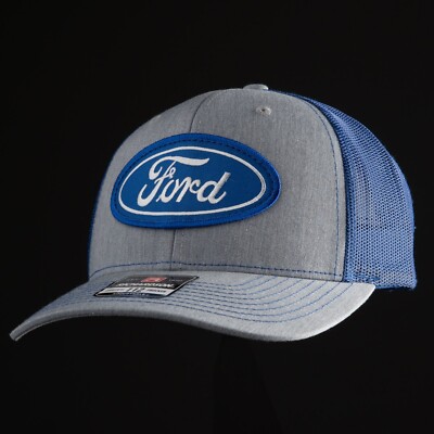 Ford Oval Vintage Patch Hat, Richardson 112 Trucker Retro Cap