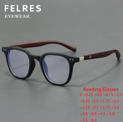 Men Women TR90 Square Blue Light Blocking Reading Glasses Lightweight Reader Hot