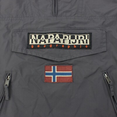 Napapijri Rainforest Anorak Non-Insulated Hooded Pullover Jacket