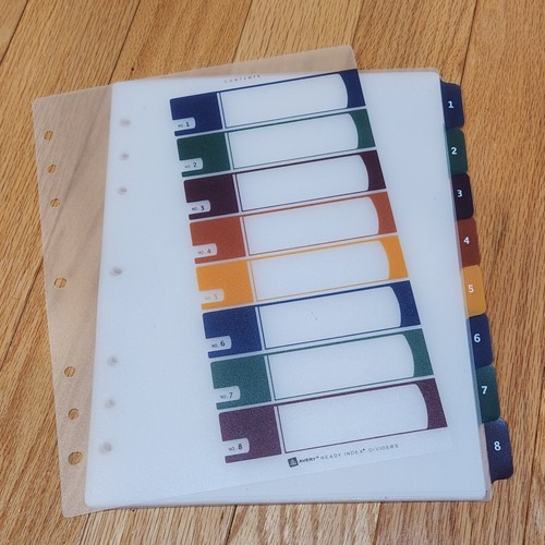 Franklin Covey Monarch DayTimer Folio 37ring Refill Hard plastic