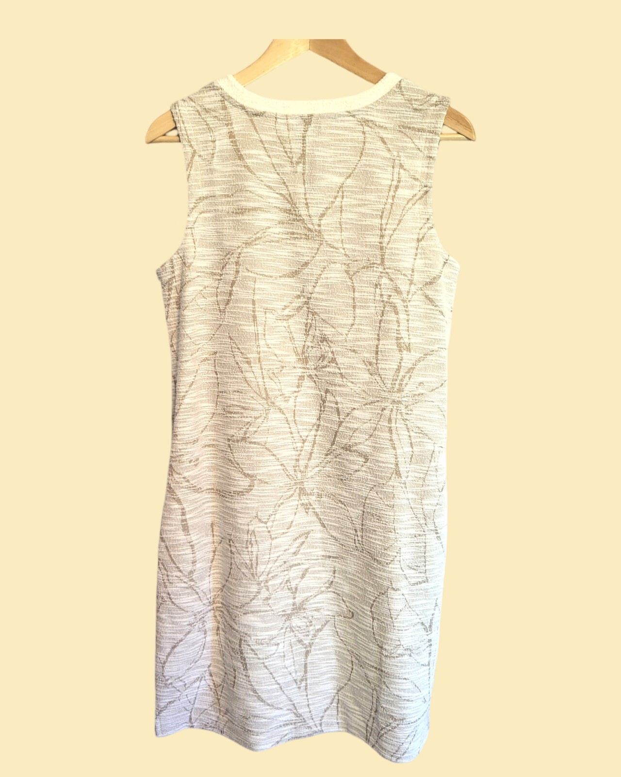 Liz Claiborne  Terrycloth Sleeveless Henley Dress Size S