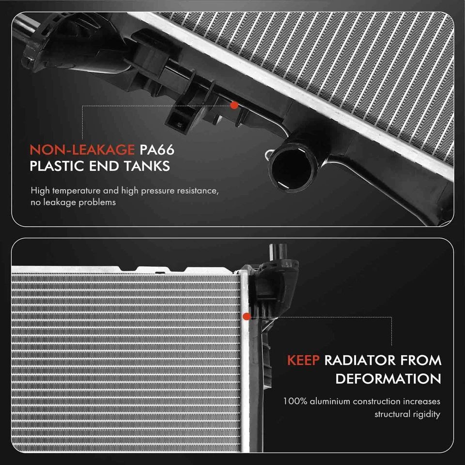 Kit de montaje de radiador y ventilador de refrigeración para Mercedes-Benz C250 2012 2013 2014 2015 Foto 4 de 4