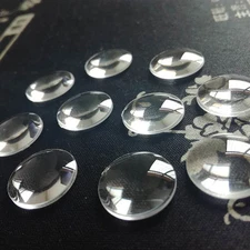 10PCS Optical PMMA Lens Focal Length LED Double Convex Condenser Lens DIY 3D VR