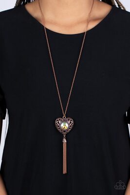 Paparazzi   Prismatic Passion Copper IRIDESCENT Necklace NEW RELEASE 2022 