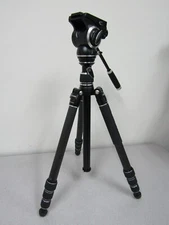 MeVIDEO GTVCBLK GlobeTrotter Video Travel Tripod Kit (Carbon Fiber, Black)