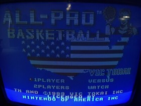 All Pro Basketball NES CIB Complete Nintendo Game Box Manual Sleeve Styrofoam