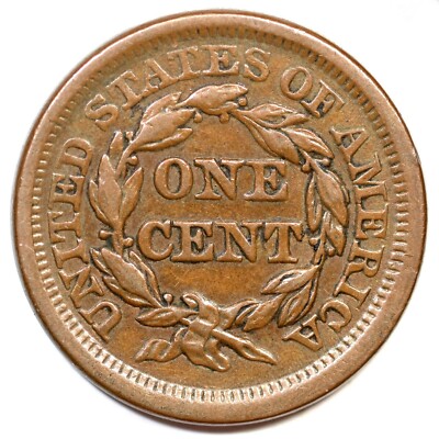 1856 N-13(d) Rare LDS Braided Hair Large Cent Coin 1c | eBay