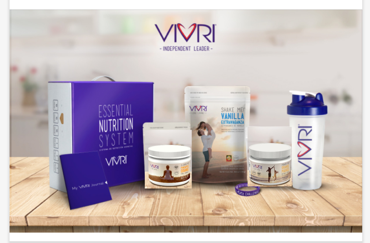 Vivri Esencial Nutrition System Vanilla Extravagance/Power me Orange Mango