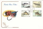 Cotswold River Fish GB FDC Peterborough 1983 (105755)