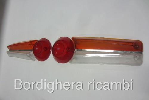 LANCIA FULVIA BERLINA 1 SERIE FANALE POSTERIORE REAR LENS TAIL RÜCKLICHTGLAS - Foto 2 di 5