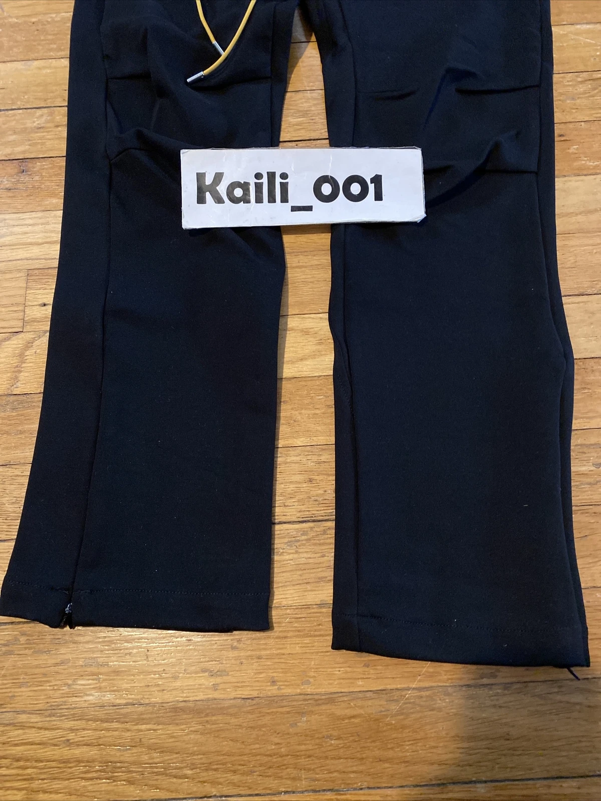 Pantaloni Rhude taglia media neri traxedo jogger cordino smoking B