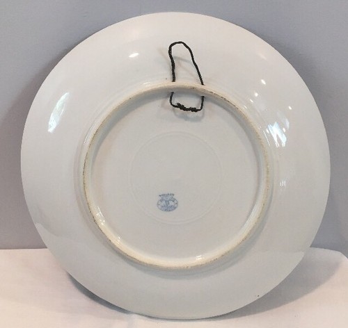 Antique Victoria Carlsbad Austria 11-3/4" Round Serving Platter Signed RARE - Picture 11 of 12