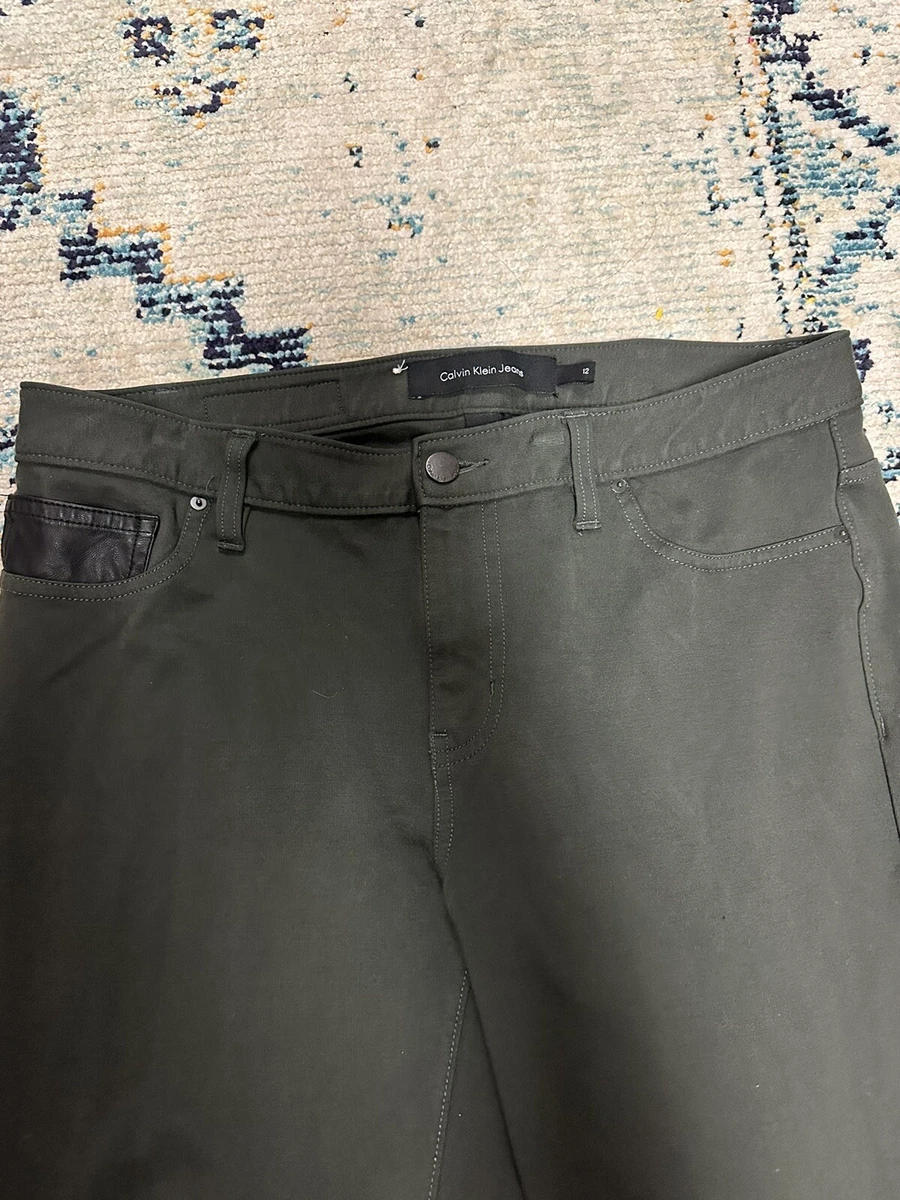 Women Calvin Klein Jeans RN 36009 CA 00213 Stretch Pants Size 12