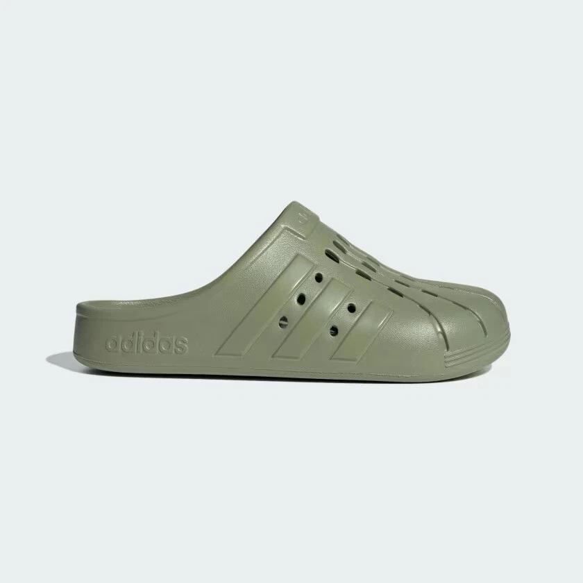 ADIDAS zoccolo adilette IG9164 taglia 8 uomo 9 donna tenda verde