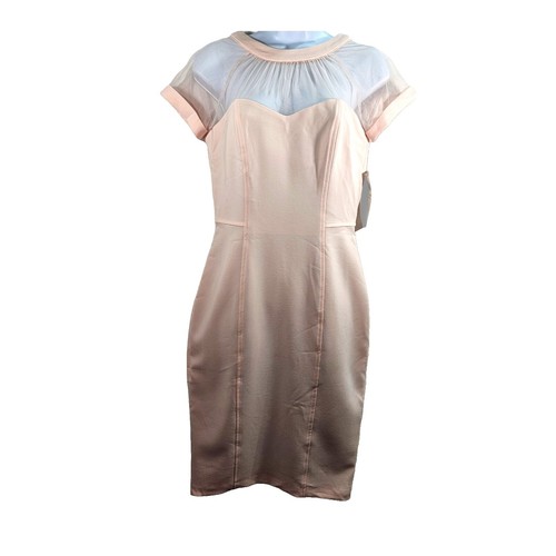knee length dresses for ladies Maggy London Malina Wrap Midi Dress - Blue