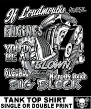 Youre A Loudmouth Like An Alcohol Nitrous Blown Big Block Engine Tank Top Tb17 Youre A Loudmouth Like An Alcohol Nitrous Blown Big Block Engine Tank Top Tb17