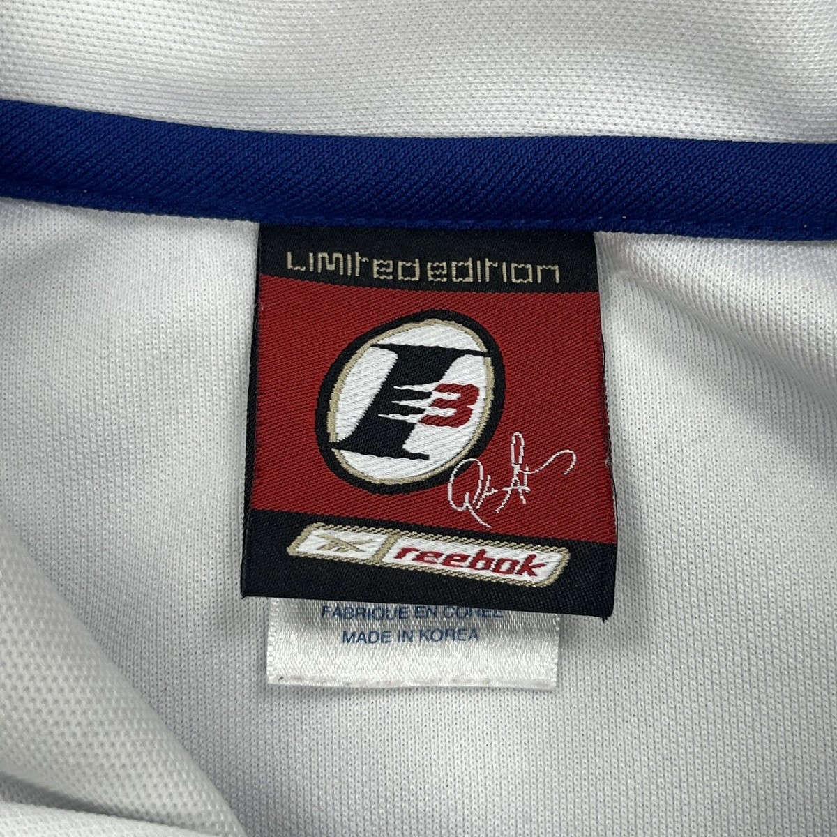 ✅VINTAGE リーボック NBA アイバーソン ゲームシャツ XL OLD Vintage Allen Iverson Shirt Mens 2XL White Button NBA Warm