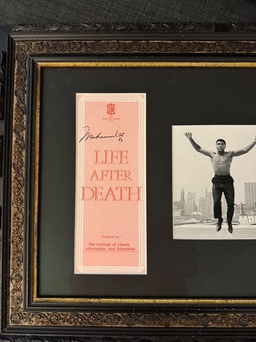 Muhammad Ali Originales Autogramm auf Broschüre - Gerahmt - Signiert **RARITÄT** - Bild 10 von 20