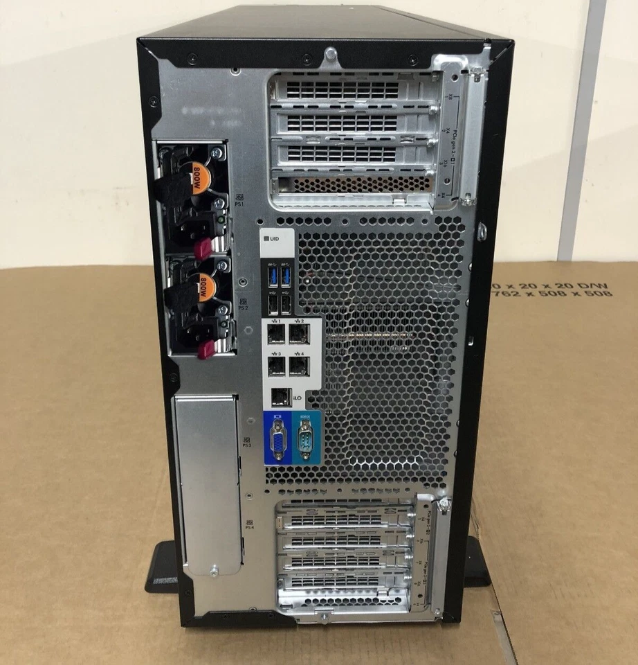 HP ML350 Gen9 2x E5-2698v3 128GB 2x 146GB P440ar/2GB 2x 800W 8SFF Tower Server - Image 2 of 2