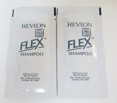 Vintage Revlon FLEX Shampoo Travel Packet 0.25 oz Rare HTF NOS Collectible Value