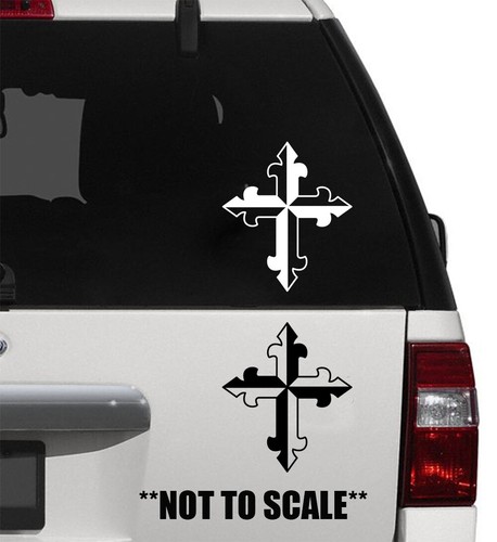 Dominican Cross sticker VINYL DECAL - Picture 2 of 11