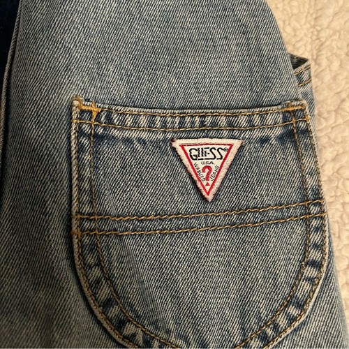 Boys vintage Guess By Marciano Jeans and Overall Bundle Made in USA 90s SZ 4 - Picture 5 of 9