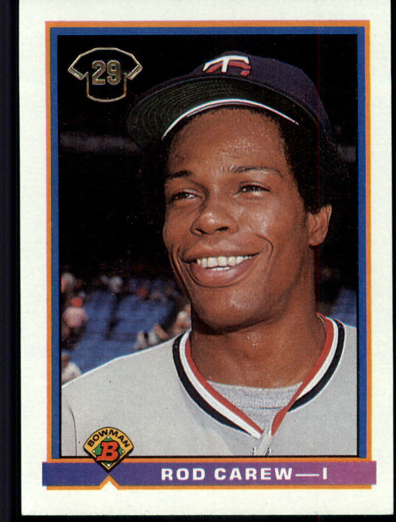 1991 Bowman Baseball "Main Set" Base Cards #1 to #250