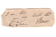 William Pleydell-Bouverie, 3rd Earl Radnor 1779-1869 Signed Clip / Autographed
