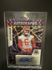 2022 Panini Mosaic Bryan Cook RC Auto Purple Mosaic #39/49