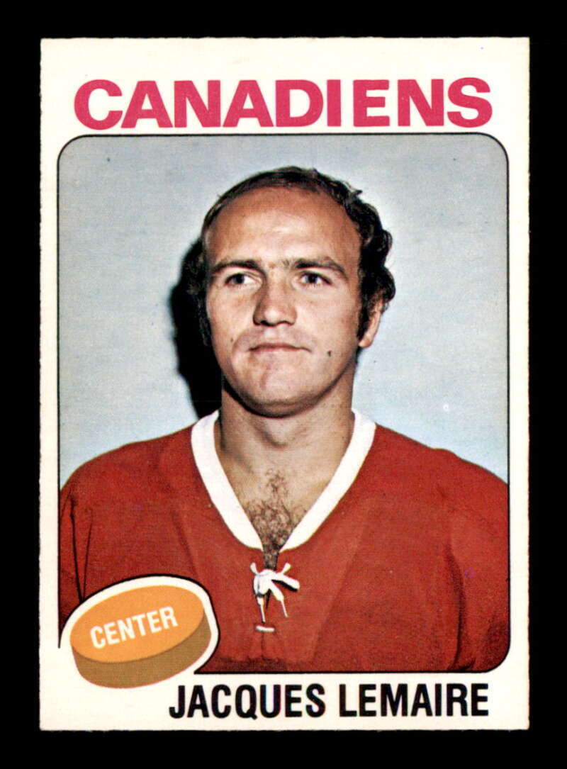 1975 O-Pee-Chee NHL #258 Jacques Lemaire   NM X3295757