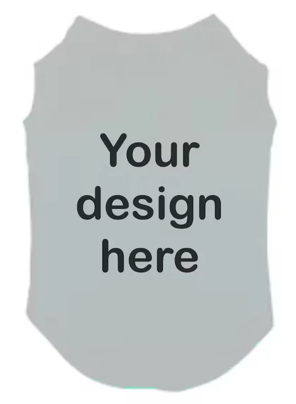 Pet Small Dog Puppy Personalised Vest T-Shirt Coat 5 sizes free postage - Image 3 of 4