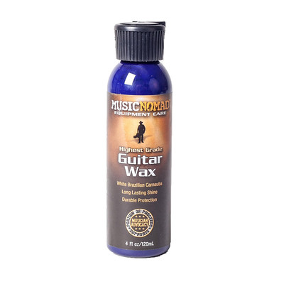 Music Nomad MN102 Premium White Brazilian Carnauba Guitar Wax, 4 oz.