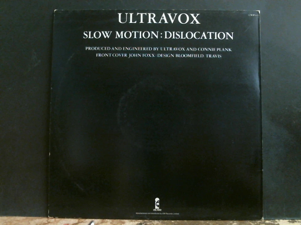 ULTRAVOX  Slow Motion  12" single  CLEAR VINYL limited edition 1979  Synth Pop   Foto 2 de 4