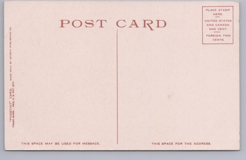Vacation Land, Cottage Country, Somewhere, USA, Antique Phostint Postcard - Picture 2 of 2
