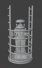 Lost In Space ROBOT IN ELEVATOR for POLAR LIGHTS JUPITER 2 Model Kit 3D Printed 