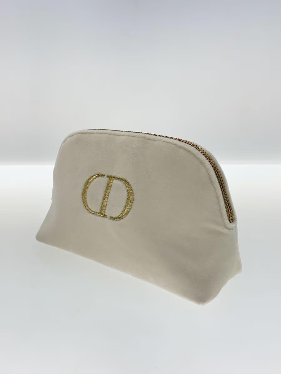 Christian Dior Pouch Polyester CRM Plain from Japan