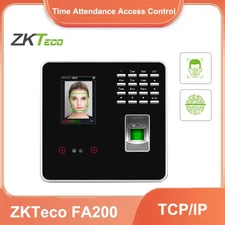 ZKTeco FA200 TCP/IP Face & Fingerprint Reader Time Attendance And Access Control