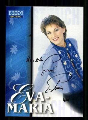 Eva Maria Autograph Card Original Signed # BC 228528