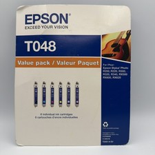 Epson T048 Value Pack Ink Cartridges Stylus P...