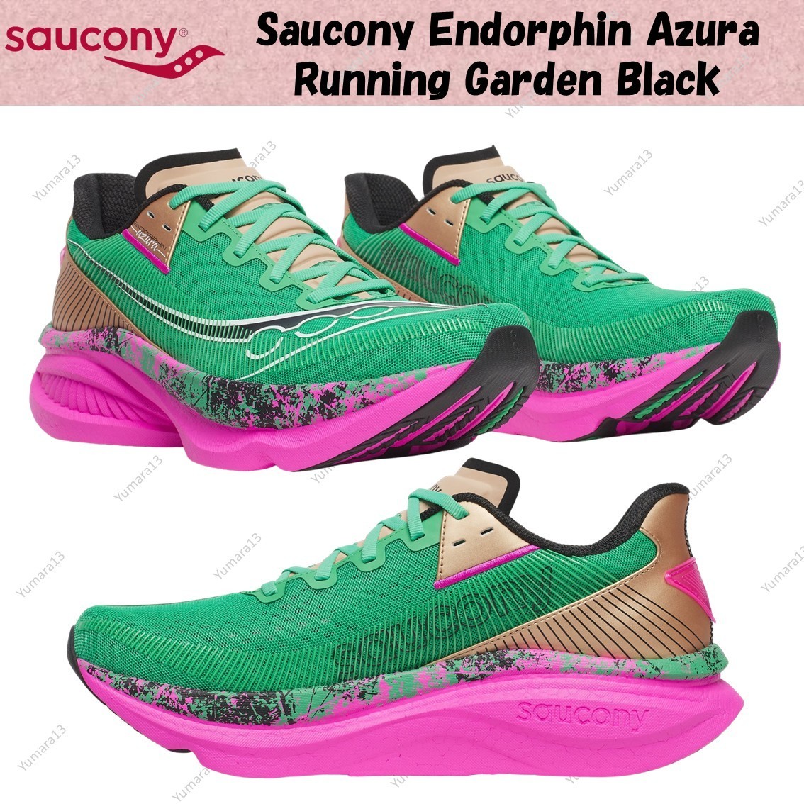 Saucony Endorphin Azura Running Garden Black Men's Size | eBay