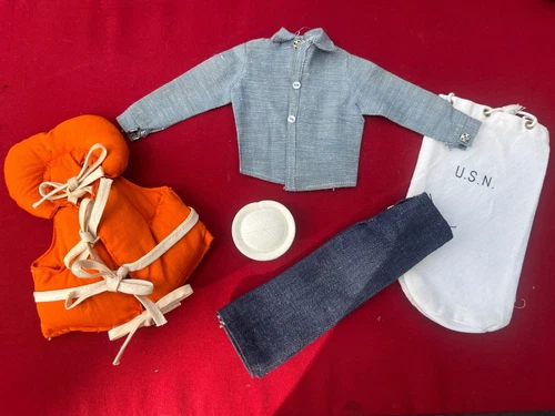 VINATGE HASBRO 1964 GIJOE Action Sailor Work utilities & accessories!-Real Nice!