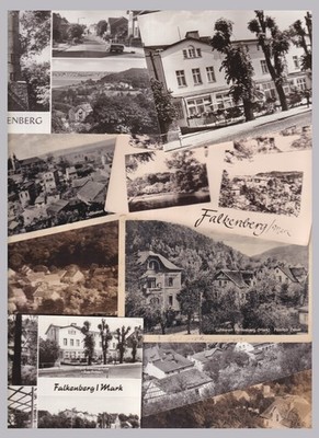 20   Ansichtskarten    FALKENBERG / Mark    schwarz /weiß