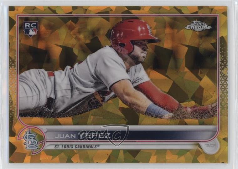 2022 Topps Chrome Sapphire Edition Gold 43/50 Juan Yepez #506 Rookie RC 15kw