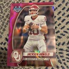 2024 Bowman University Chrome - Pink Lava Refractor #80 Jackson Arnold