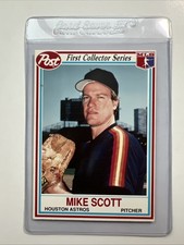 Mike Scott 1990 Post First Collector Series #20 Astros + Card Saver