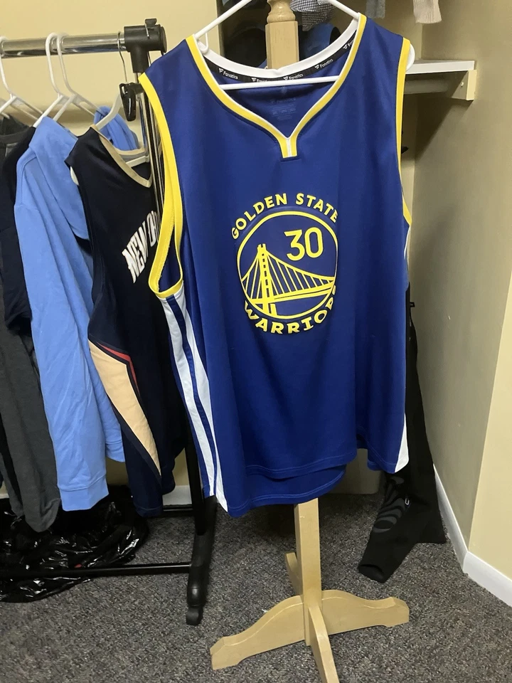 Steph Curry #30 Golden State Warriors - Camiseta deportiva de baloncesto fanática - Talla 3XL Foto 2 de 2