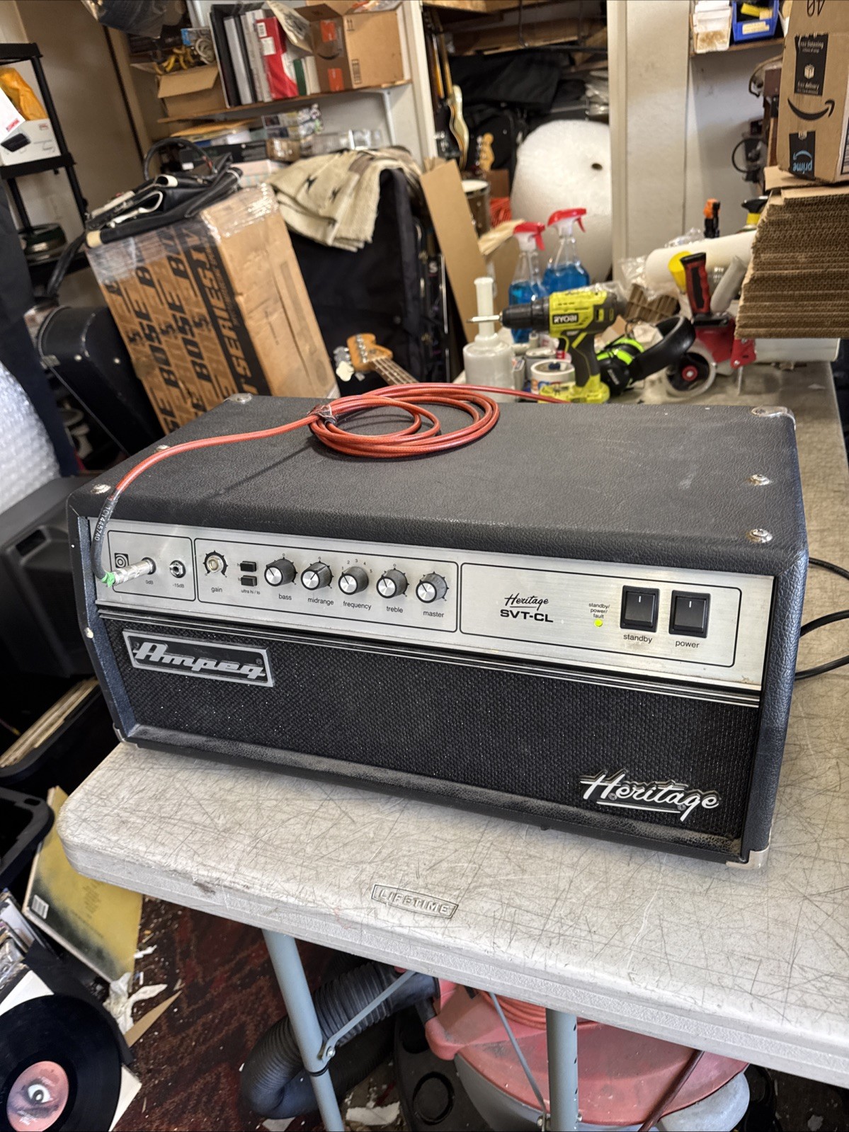 Ampeg Heritage Series SVT-CL 2011 300W Tube Bass Amp Head 200 of 350 / Tested